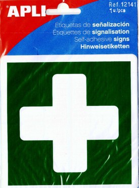 First Aid sticker