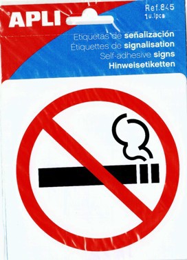 No Smoking sticker