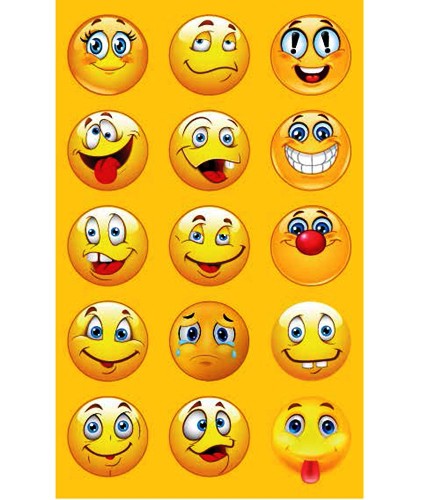 Emoji Stickers 30 x 30mm