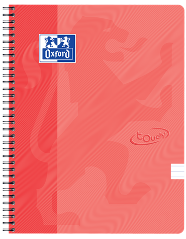 A4 Ruled Spiral Book Orange 140 pages