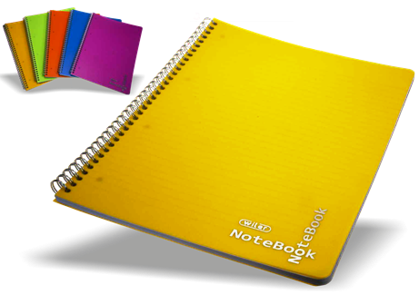 A4 Ruled Spiral Book 160 Pages
