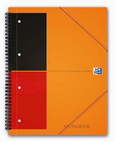 A4+ Ruled Meeting Book 160 Pages