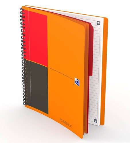 B5 Active Spiral Book 160 Pages