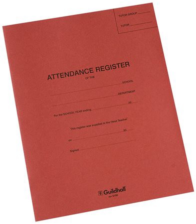 A4+ Attendance Register 24 Pages