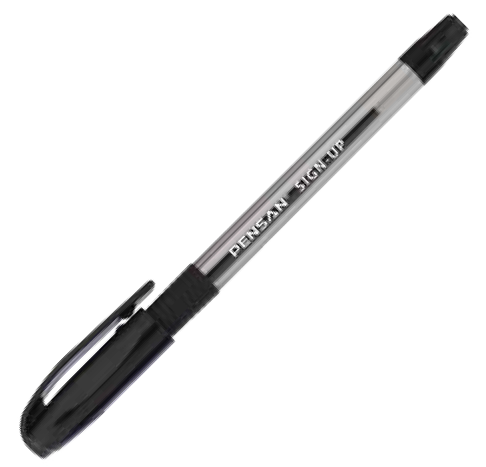 Pensan Sign Up Ballpen Medium Black