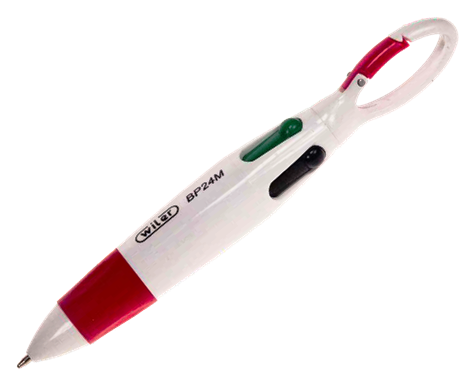 Wiler Retractable Mini Ballpen 4 colours
