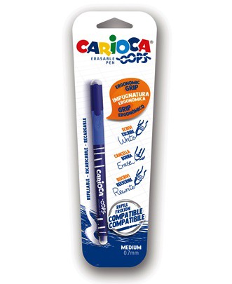 Erasable Ballpoint Pen Blue