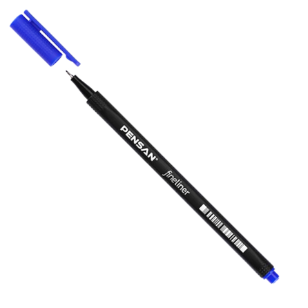Pensan Fineliner Blue