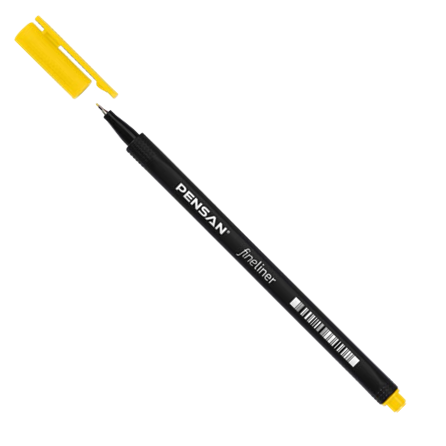 Pensan Fineliner Yellow