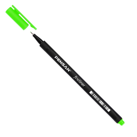 Pensan Fineliner Light Green