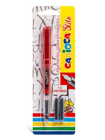 Carioca Fountain Pen Red