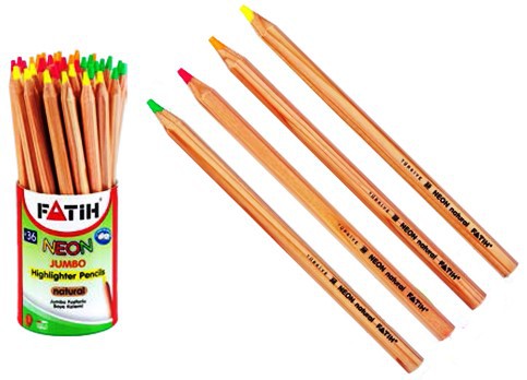Fatih Jumbo Pencil Neon Colours