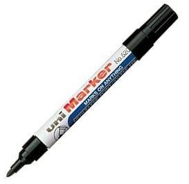 UNI Permanent Marker Black Bullet Tip