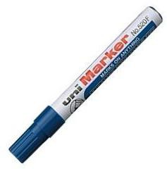 UNI Permanent Marker Blue Bullet Tip