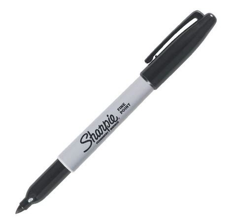 Sharpie Permanent Marker Black Medium Bullet Tip