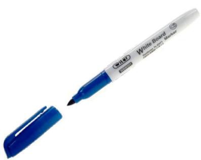 Wiler Whiteboard Marker Blue Bullet Tip