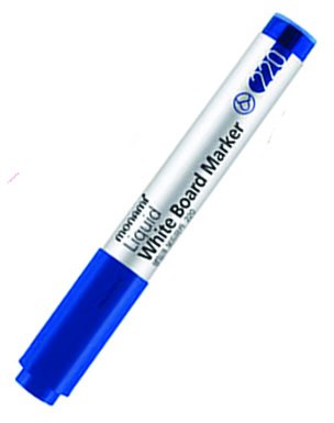 Monami Whiteboard Marker Liquid Type Blue Bullet Tip