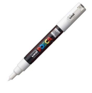 UNI Acrylic Paint Marker 0.7mm Tip White