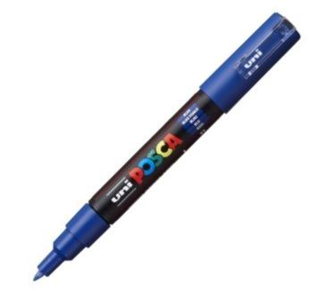 UNI Acrylic Paint Marker 0.7mm Tip Blue
