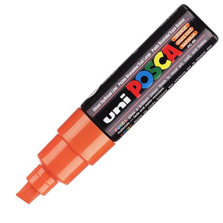 UNI Acrylic Paint Marker 8mm Tip Orange