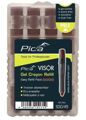 Pica Visor Professional Marker Refill Brown