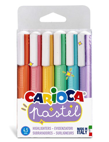 Highlighter Pens Pastel Colours
Pack of 6