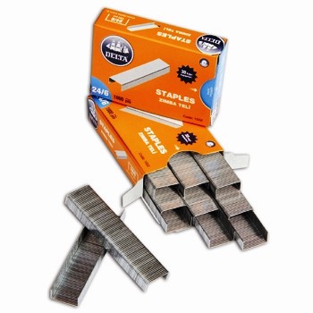 Staples Size 24/6 'Delta'
Box of 10 packs
