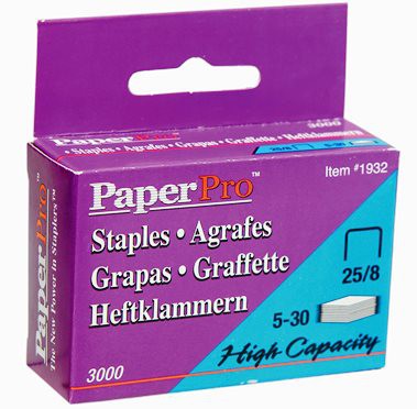 Staples Size 25/8 'PaperPro'