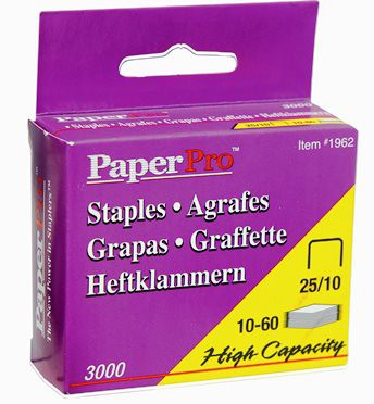 Staples Size 25/10 'PaperPro'