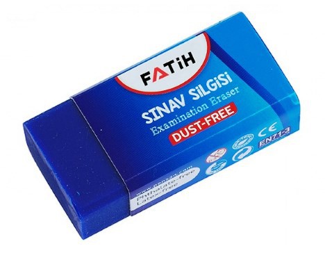 Rubber Erasers Blue Large 'Fatih'