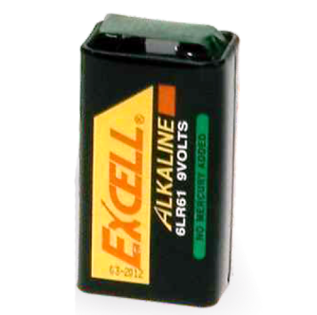 Battery 9 Volts 'Excel'