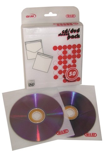 CD Plastic Sleeves Double Sided