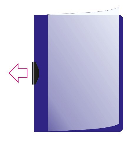 Quick Clip File Blue
