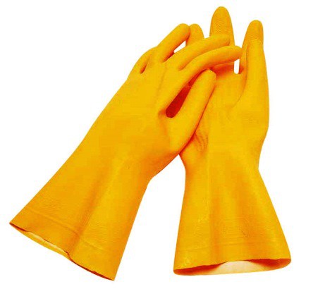Rubber Gloves Large
