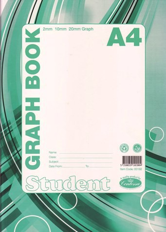 A4 Graph Book 2mm