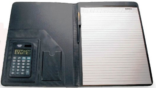 A4 Portfolio with calculator & pen