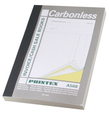 Triplicate Book 13 x 22cm Single Column Invoice