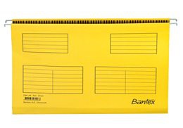 Bantex A4 Suspension Files Yellow Box of 25