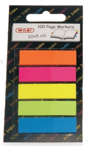 Index Tabs Plastic 12 x 44mm