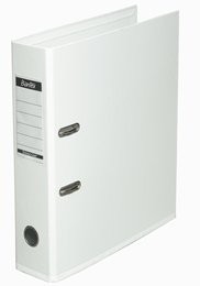 Bantex Strong Line PVC Lever Arch File White 8cm