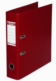 Bantex Strong Line PVC Lever Arch File Maroon 4cm
