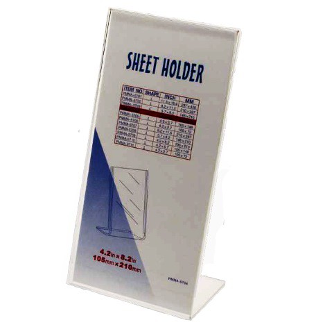L Shaped Display Holder A5