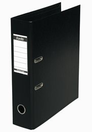 Bantex Strong Line PVC Lever Arch File Black 4cm