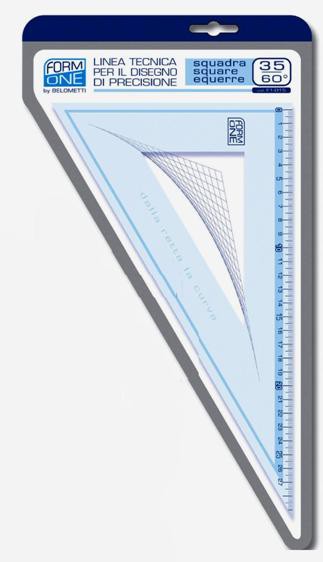 Set Square 35 - 60°