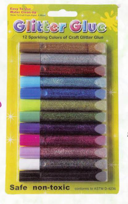 Glitter Glue 
Pack of 12