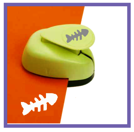 15mm Craft Puncher 'Fish Bone'