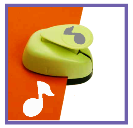 15mm Craft Puncher 'Musical Note'