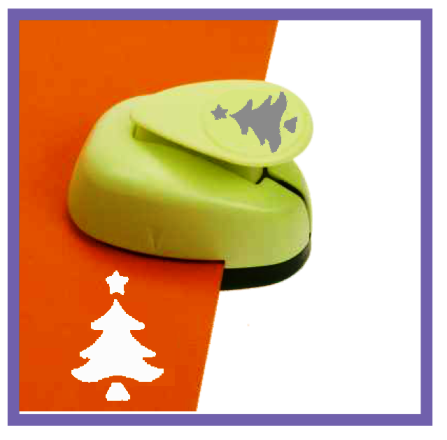 22mm Craft Puncher 'Christmas Tree'