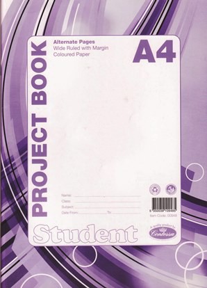 A4 Project Book 48 pages