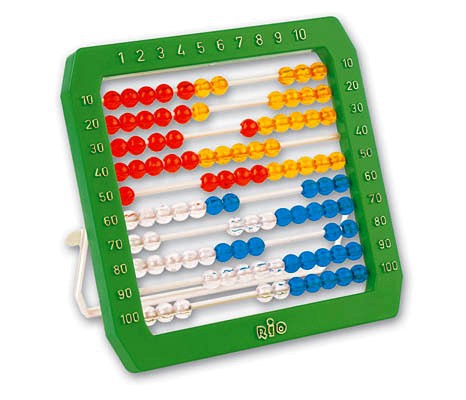 Abacus Stand 100 Beads 'RIO'